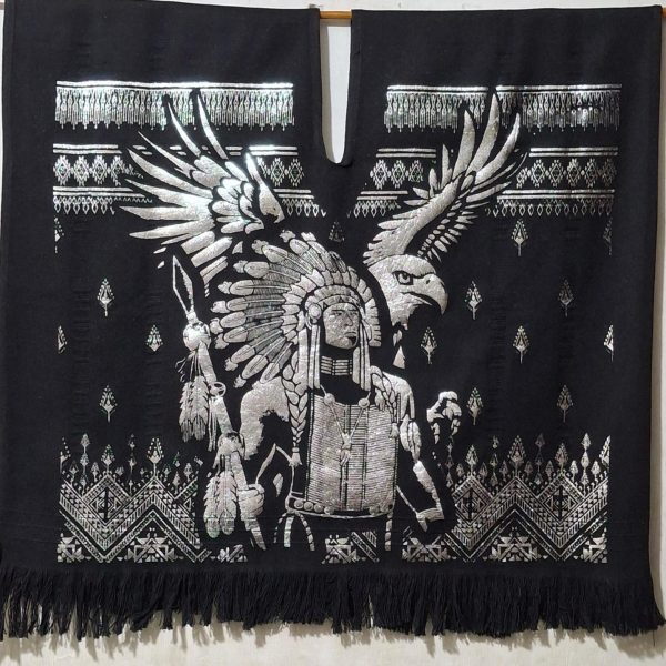 Brillante negro Plateado Indio